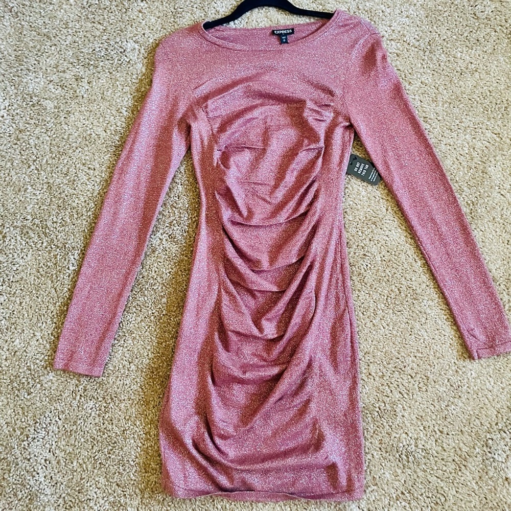 EXPRESS Long sleeve party dress NWT